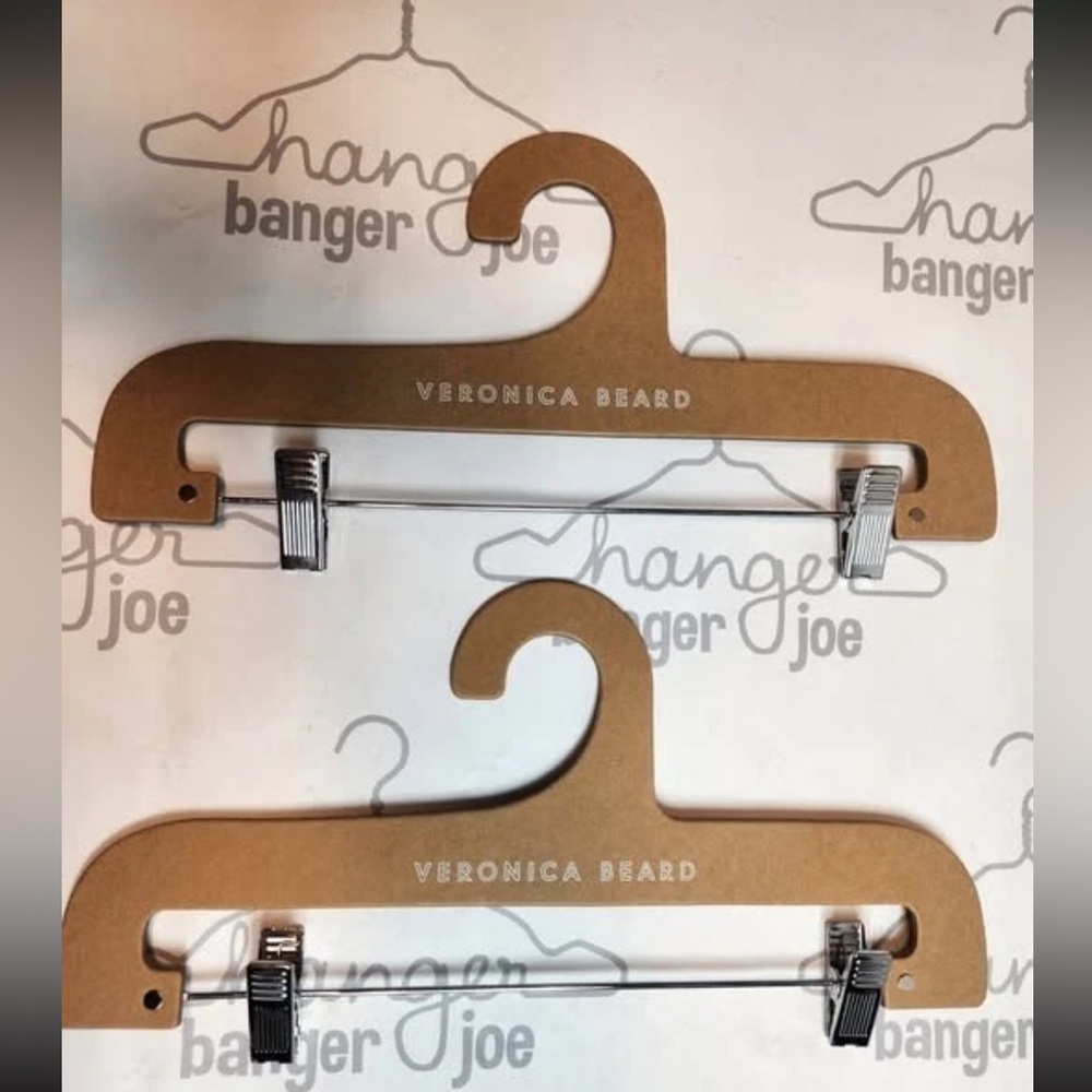 Veronica Beard Wooden Hangers set of 10